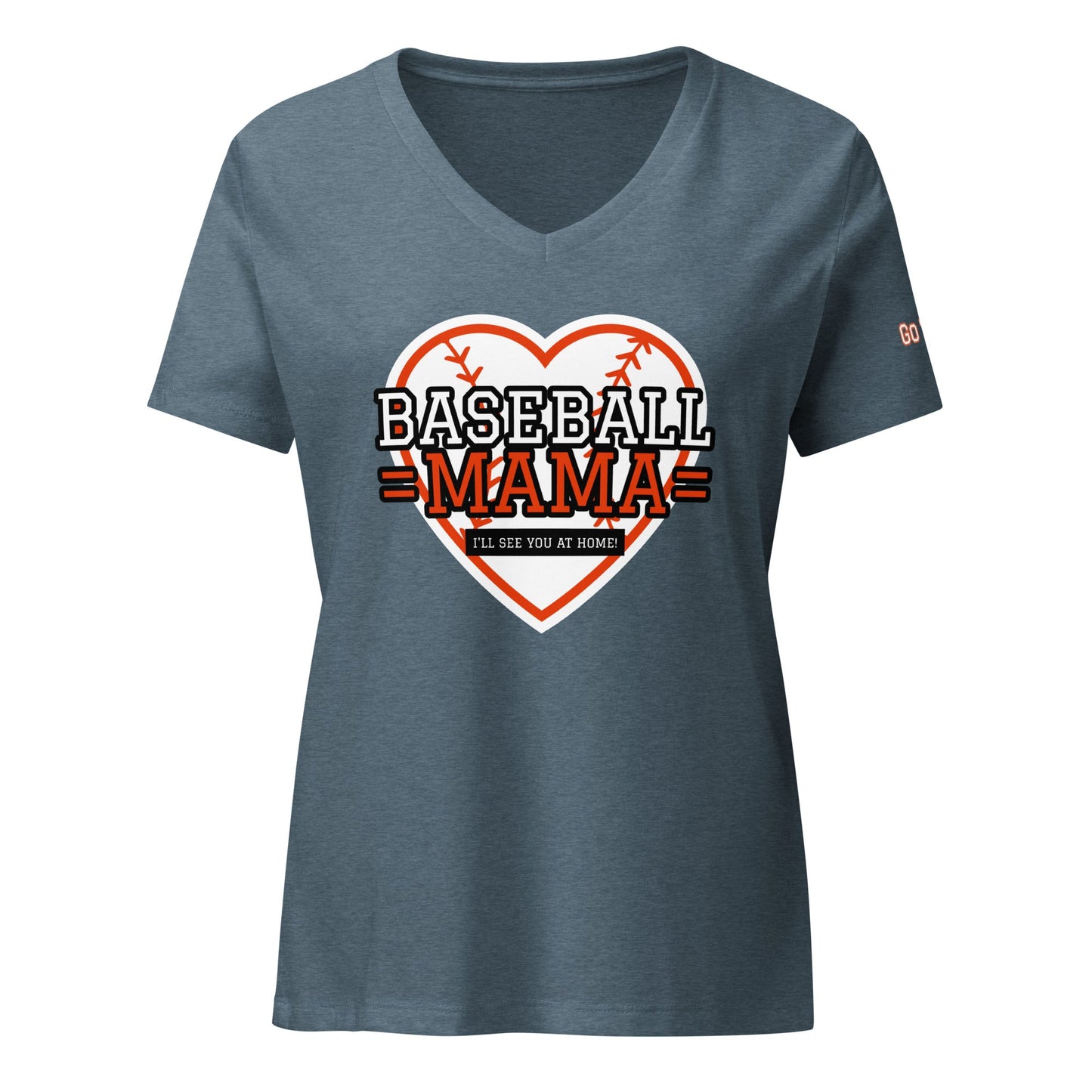 Baseball Mama V - neck T-shirt - Billy