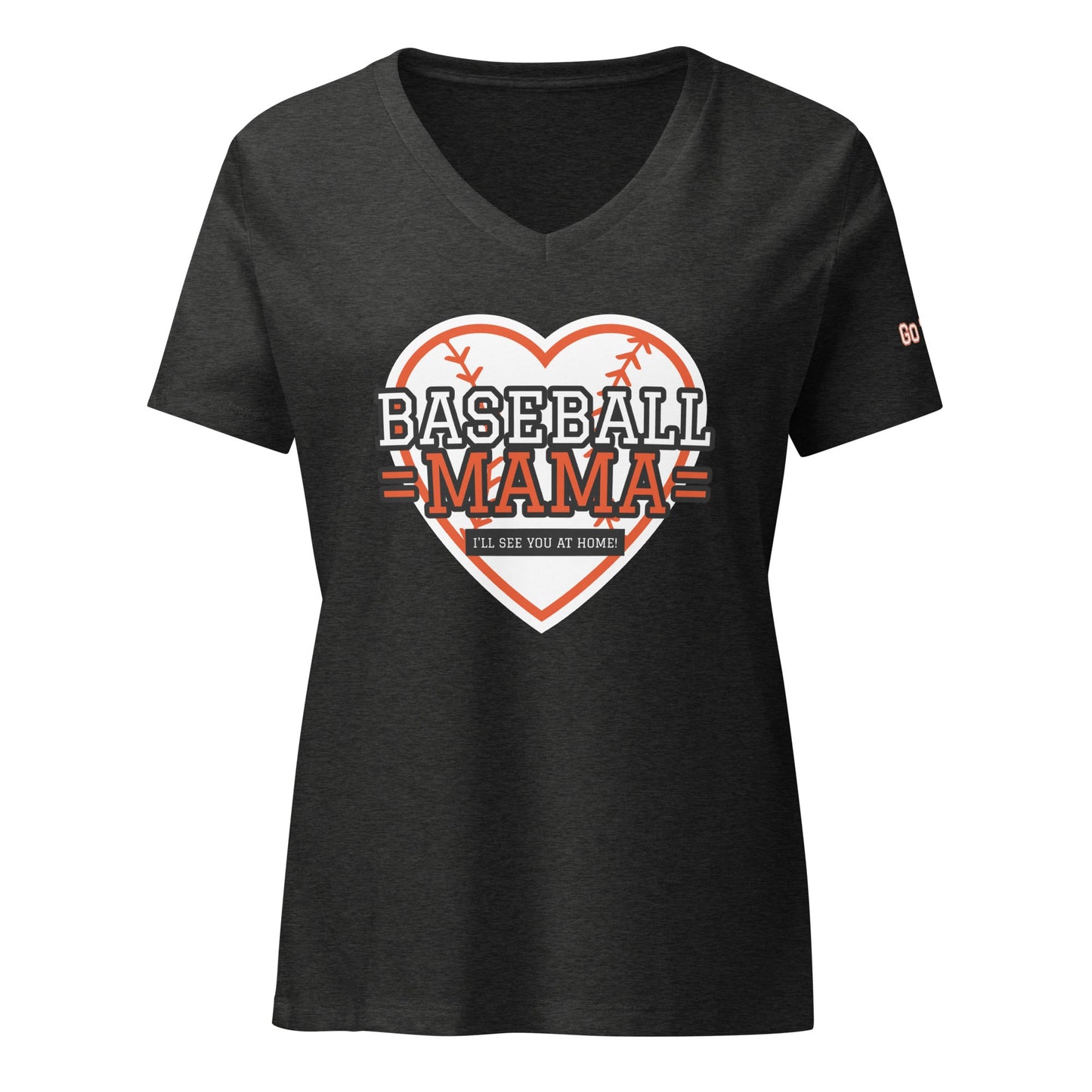 Baseball Mama V - neck T-shirt - Billy
