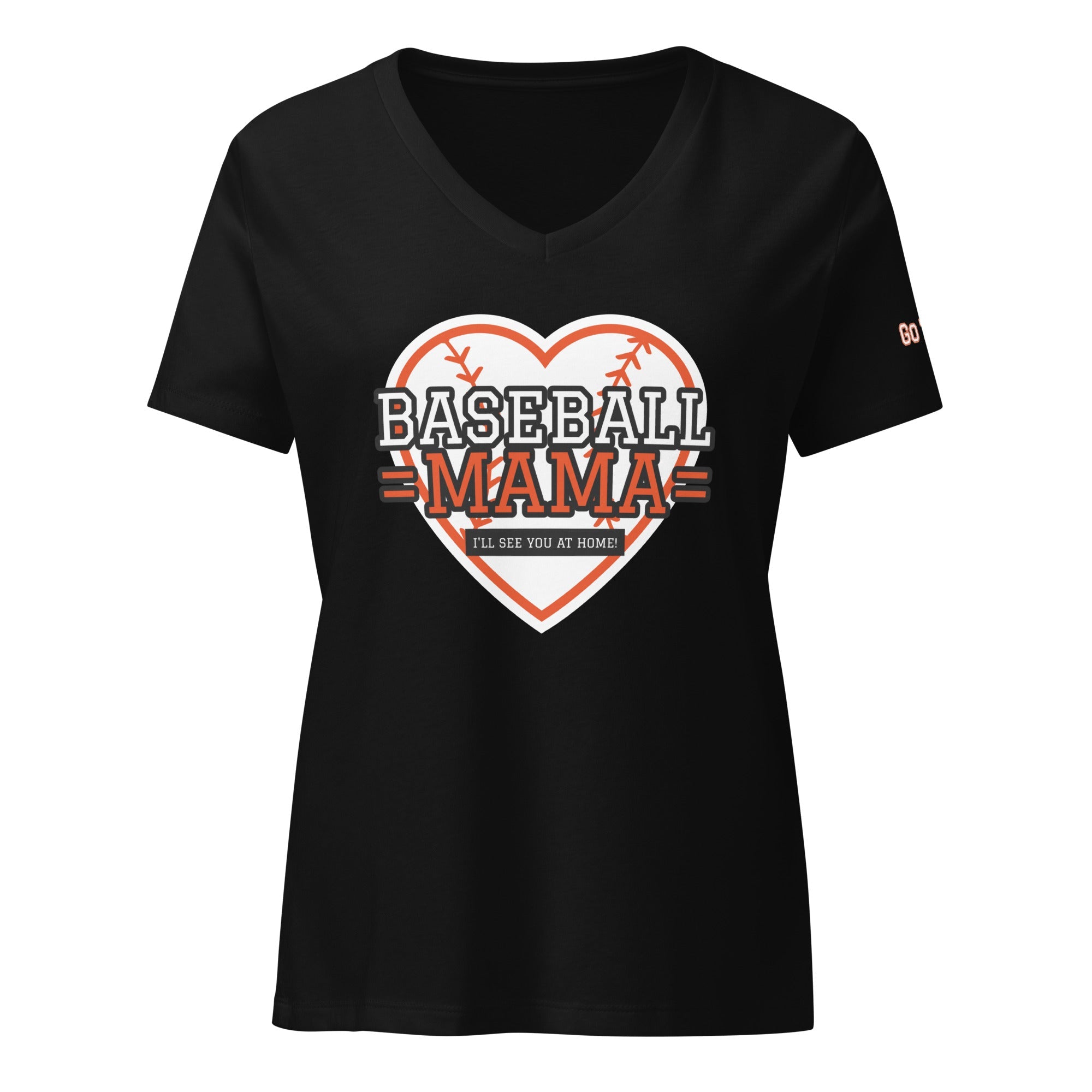 Baseball Mama V - neck T-shirt - Billy