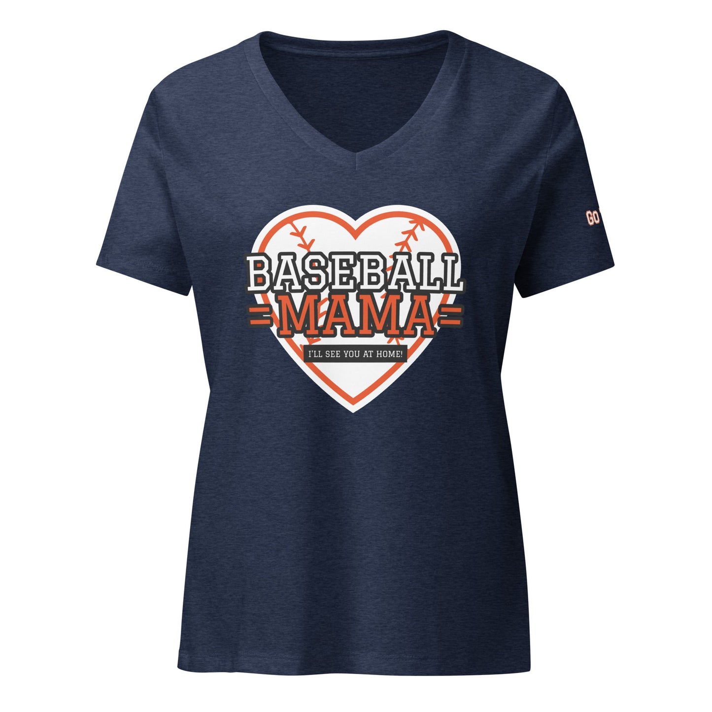 Baseball Mama V - neck T-shirt - Billy