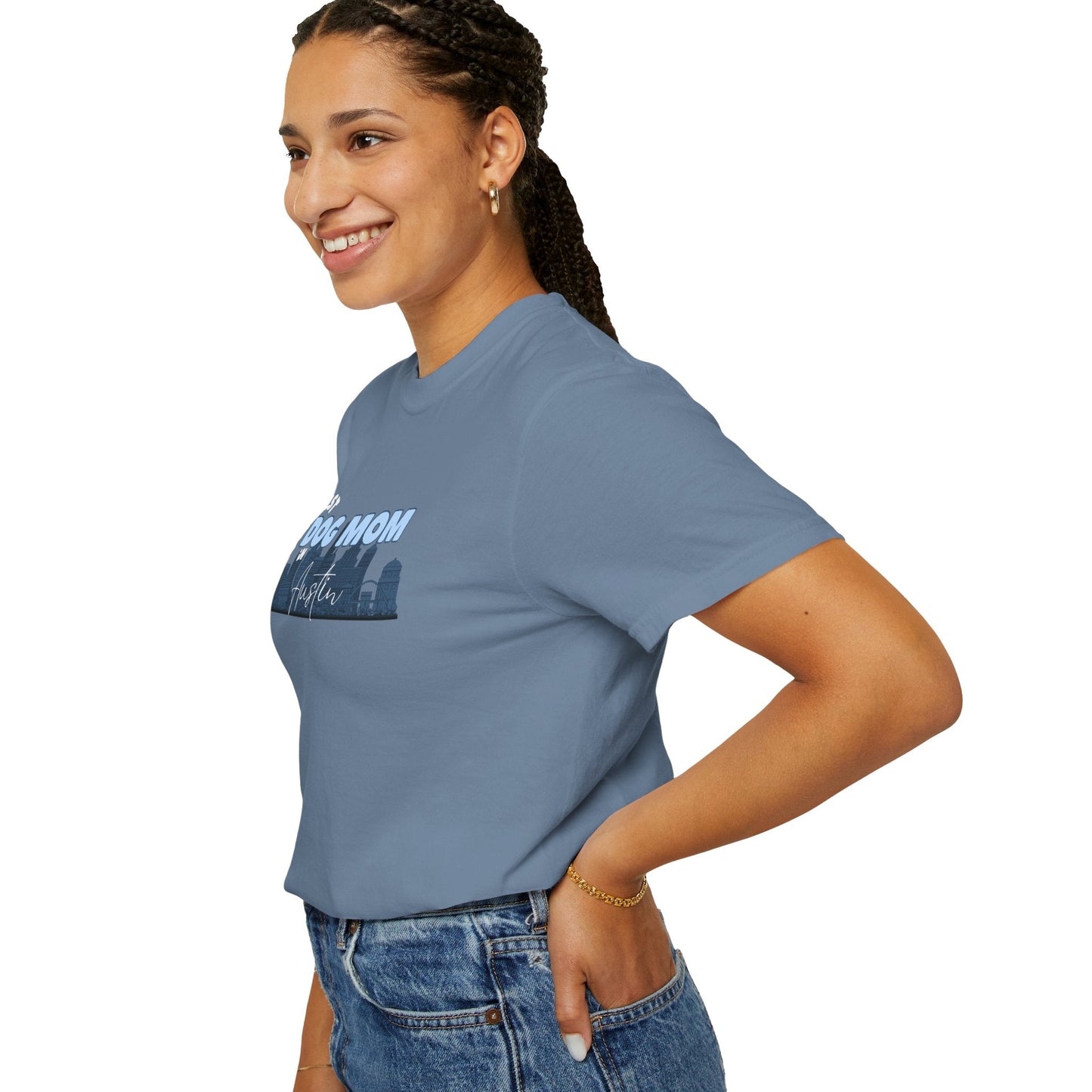 Best Dog Mom in Austin Unisex Comfort Colors T-Shirt - Billy