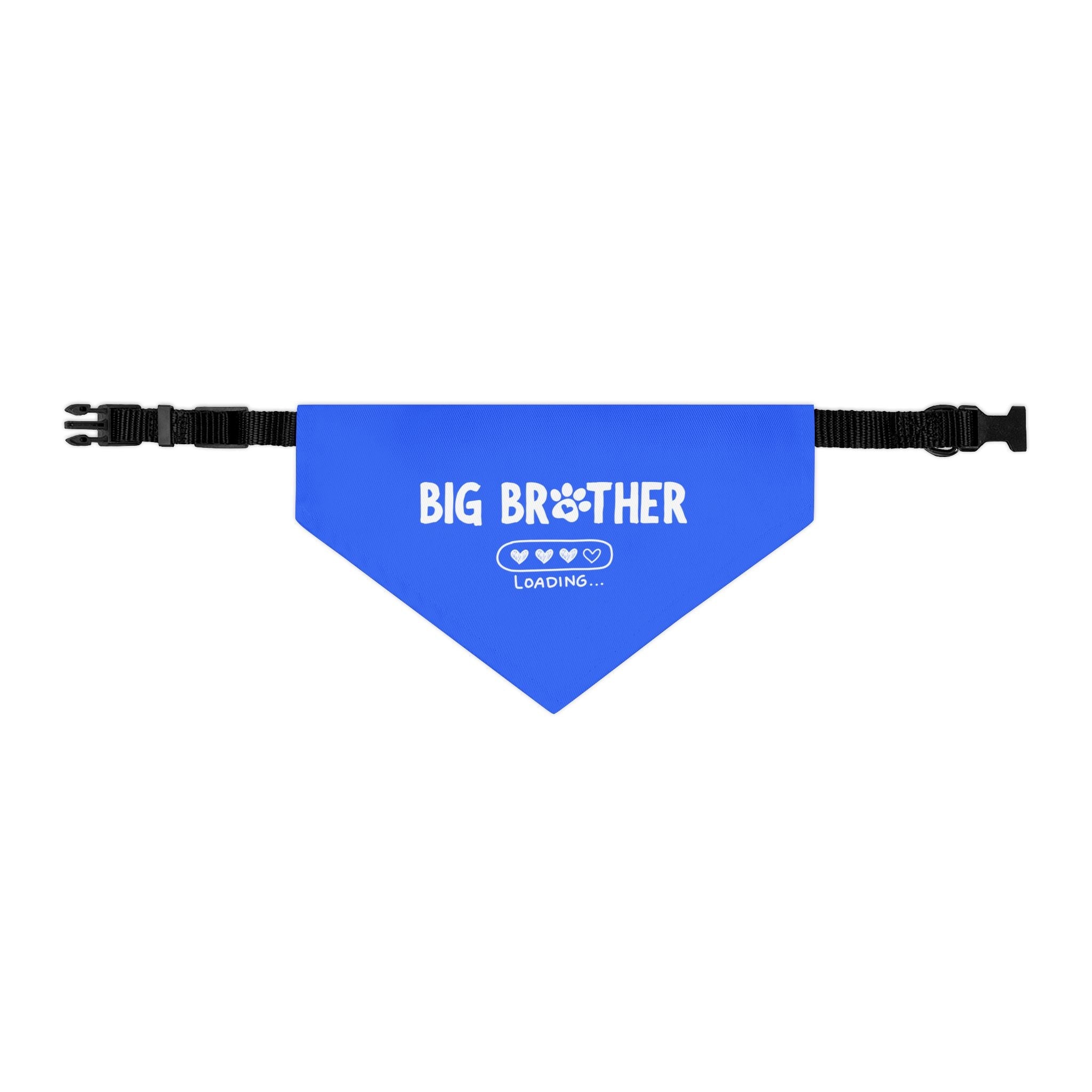 Big Brother Pet Bandana Collar - Blue - Billy