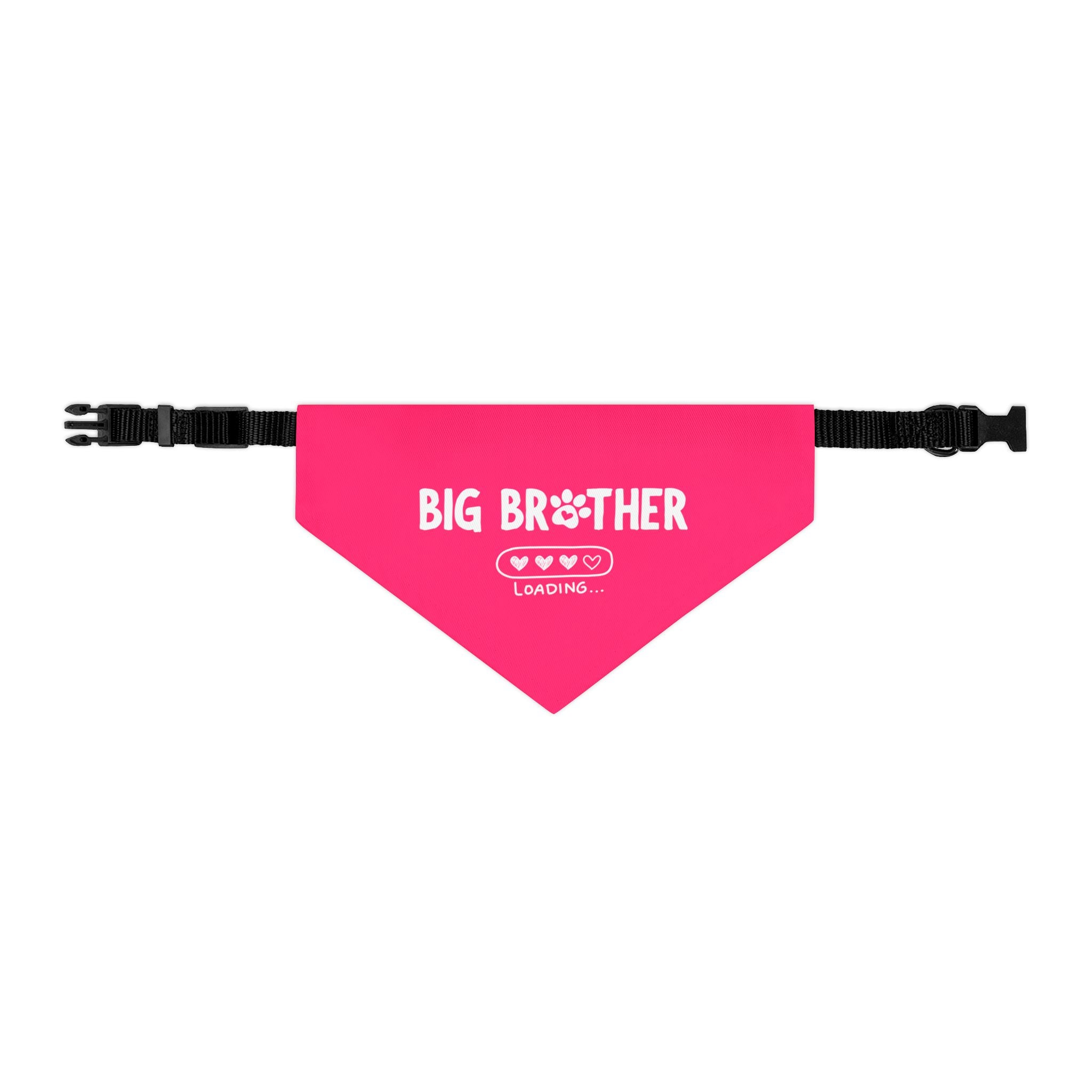 Big Brother Pink Pet Bandana Collar - Pink - Billy