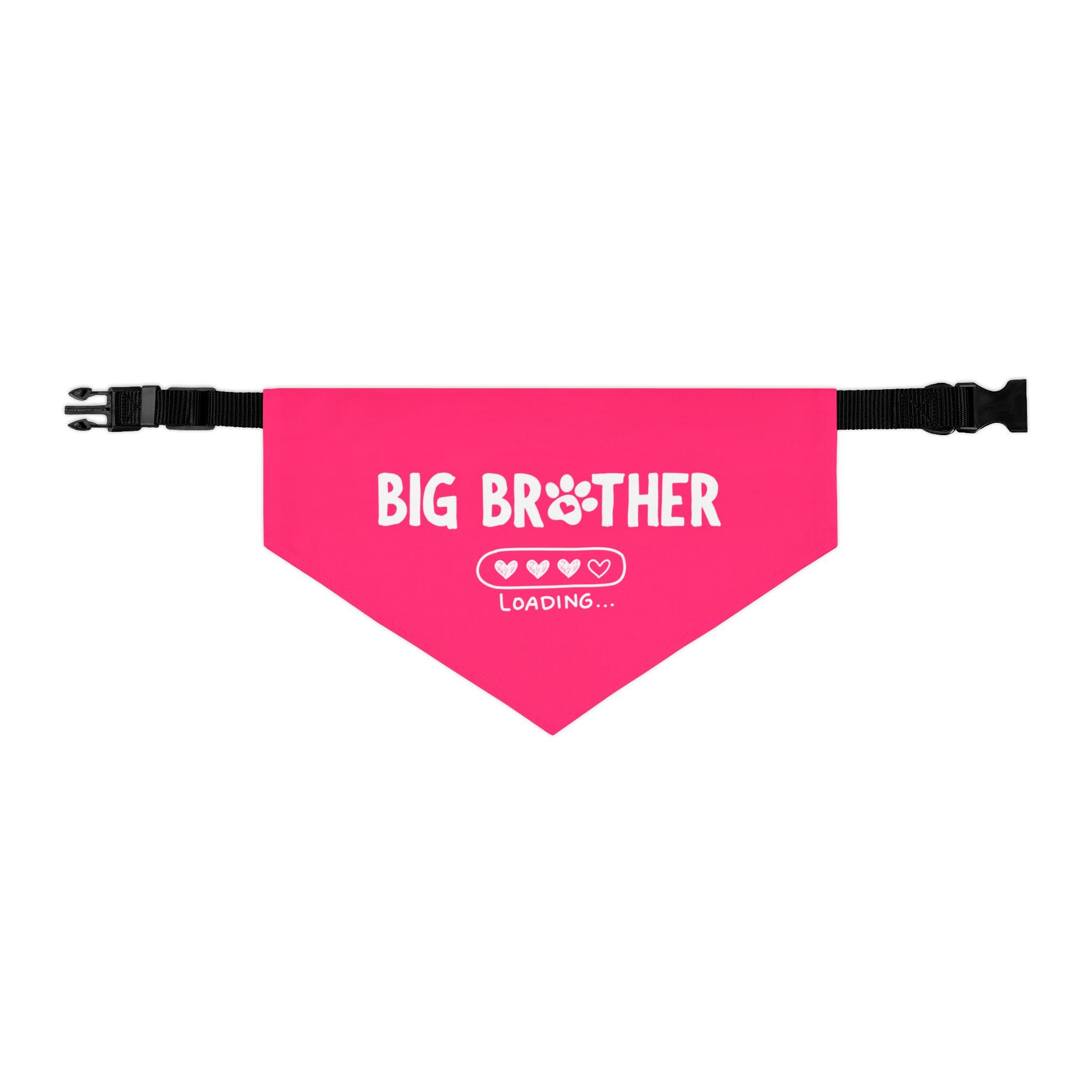 Big Brother Pink Pet Bandana Collar - Pink - Billy