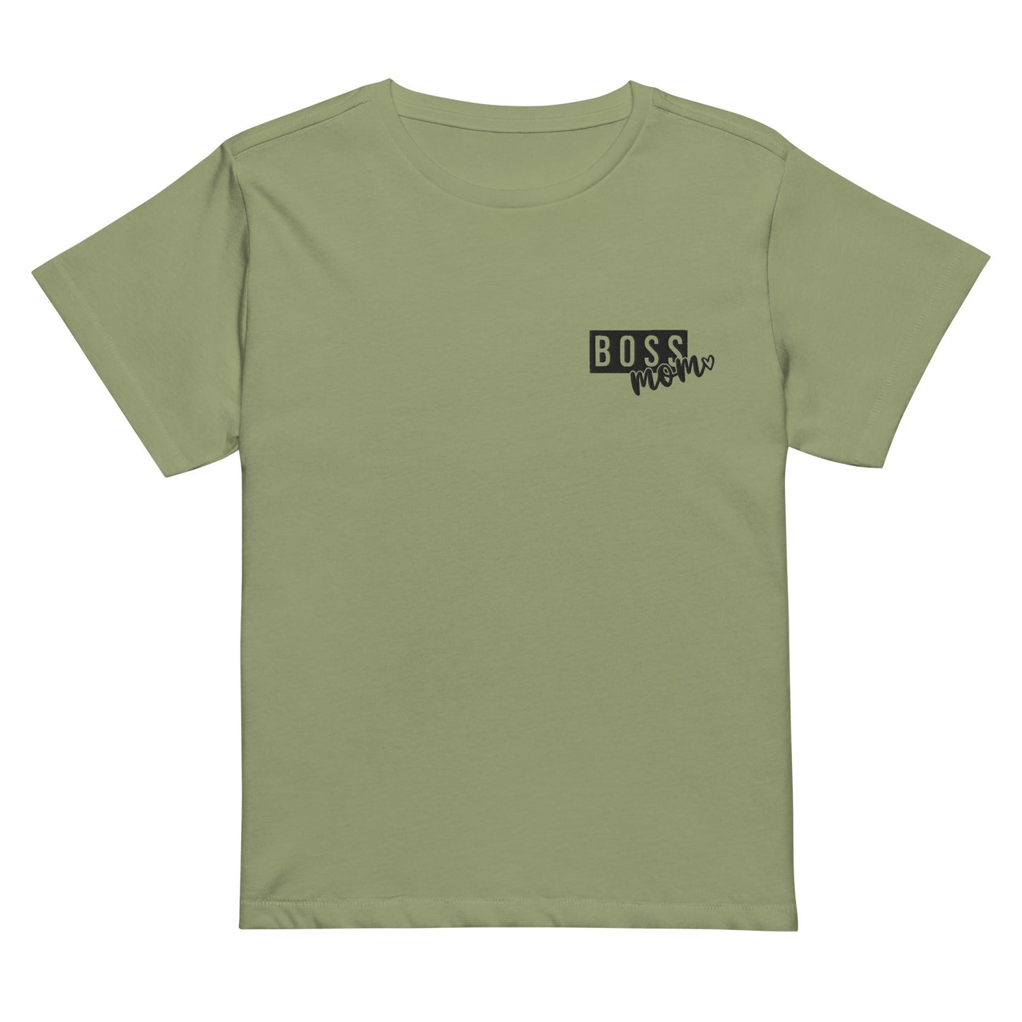 Boss Mom Embroidered Tee – Ultra‑Soft Cotton, Longline Fit - Billy