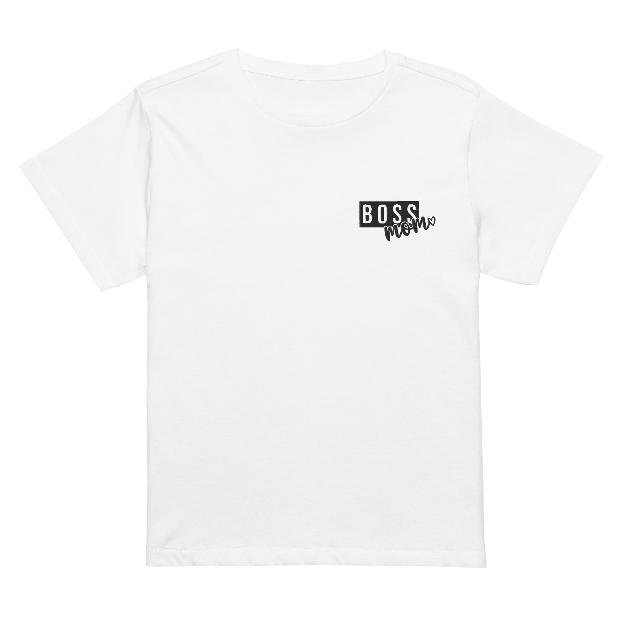 Boss Mom Embroidered Tee – Ultra‑Soft Cotton, Longline Fit - Billy