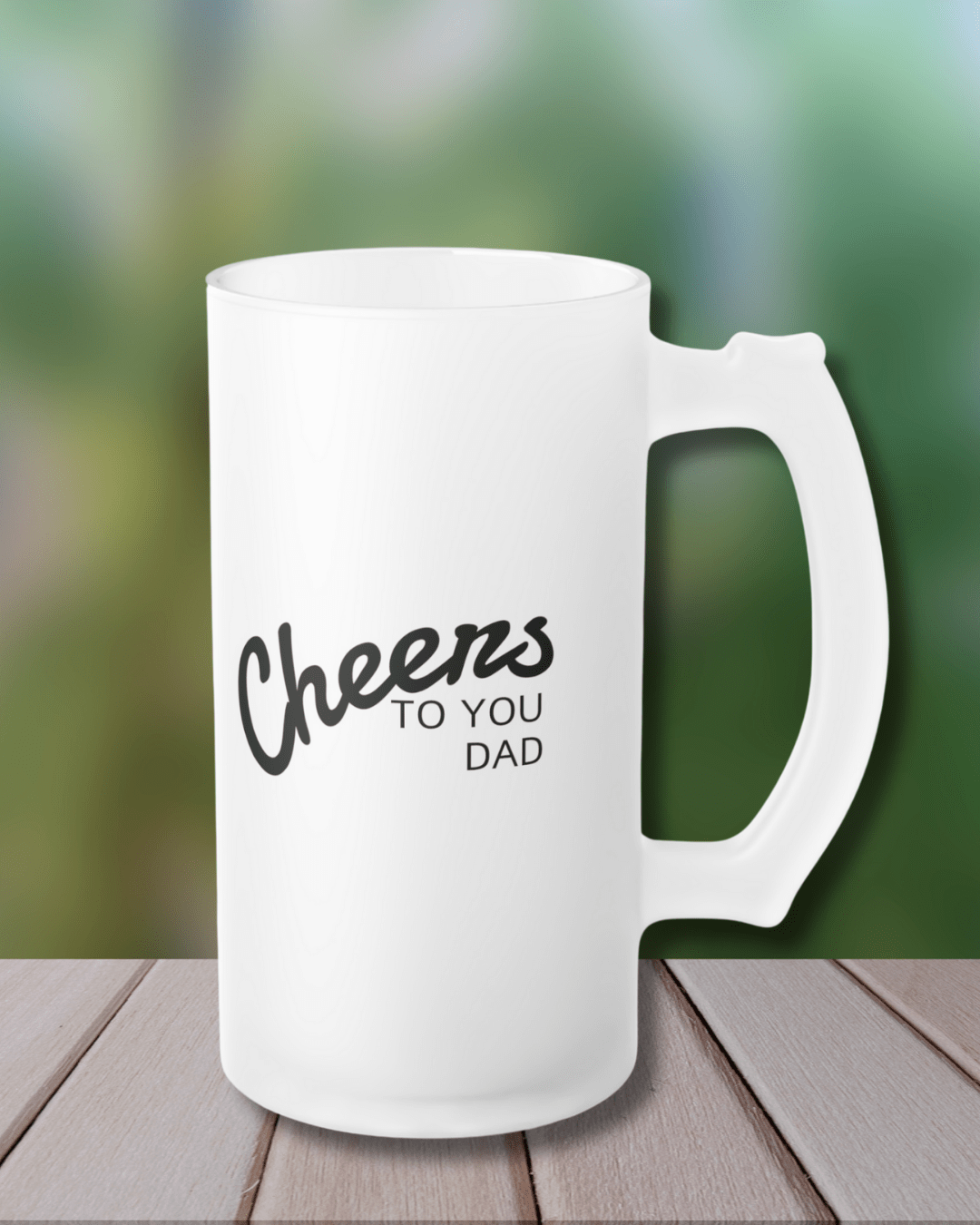 Cheers to You Dad Beer Frosted Beer Mug - Billy