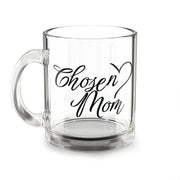 Chosen Mom Ever Glass Mug – 10oz Coffee Cup for Mother's Day and Everyday Use - Billy