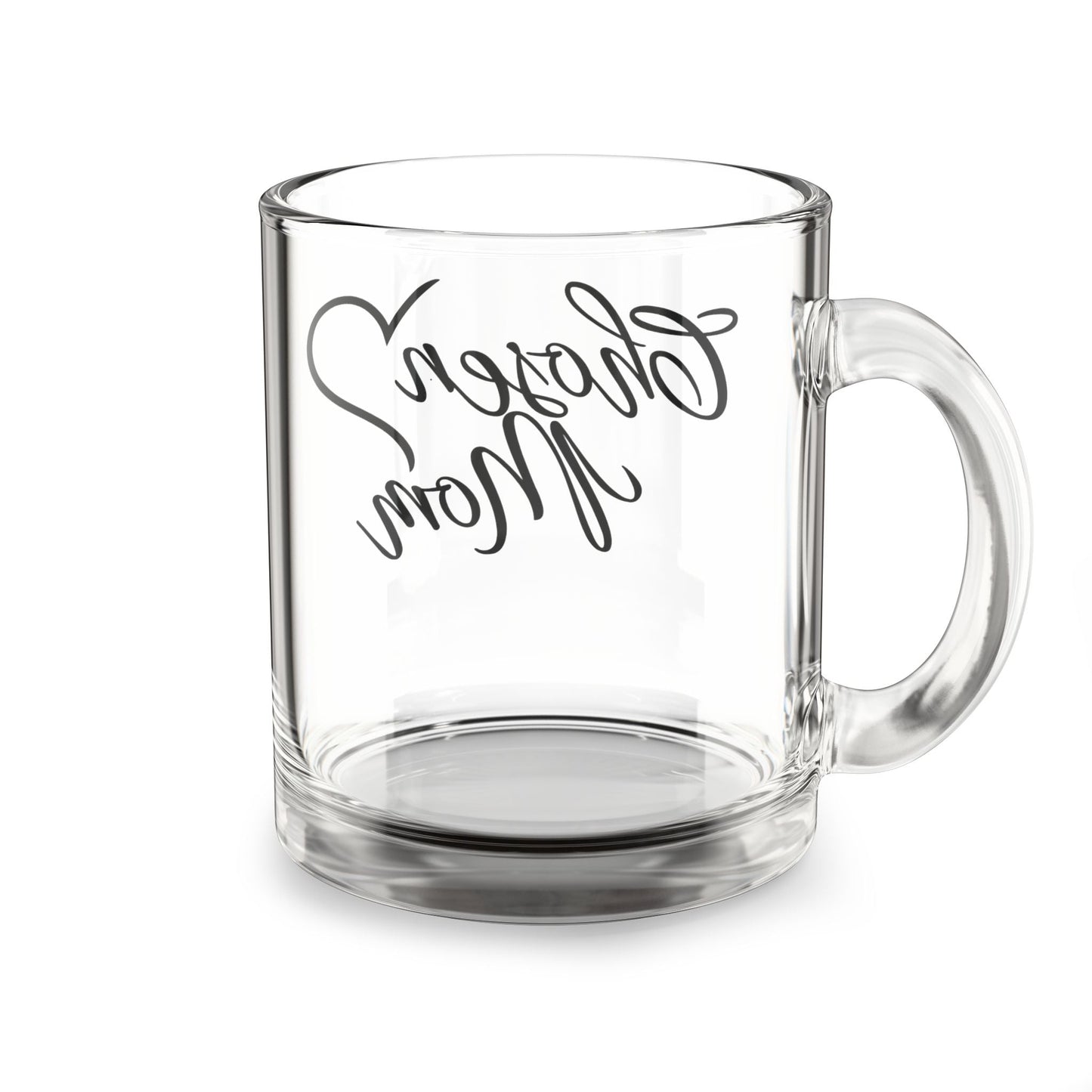 Chosen Mom Ever Glass Mug – 10oz Coffee Cup for Mother's Day and Everyday Use - Billy