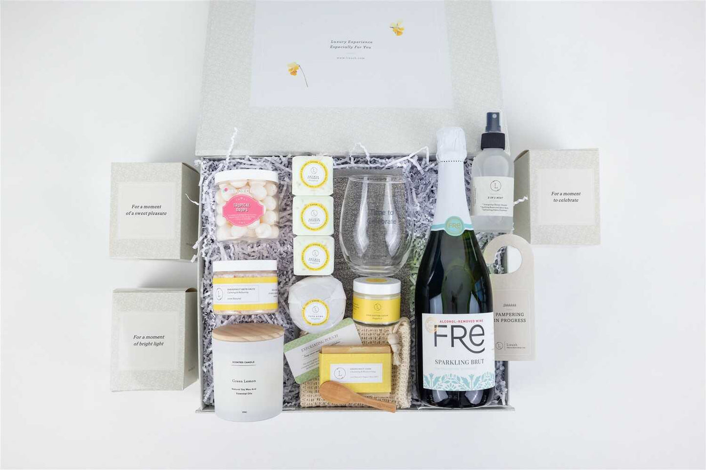 Congratulations gift basket, Celebration gift box - Billy