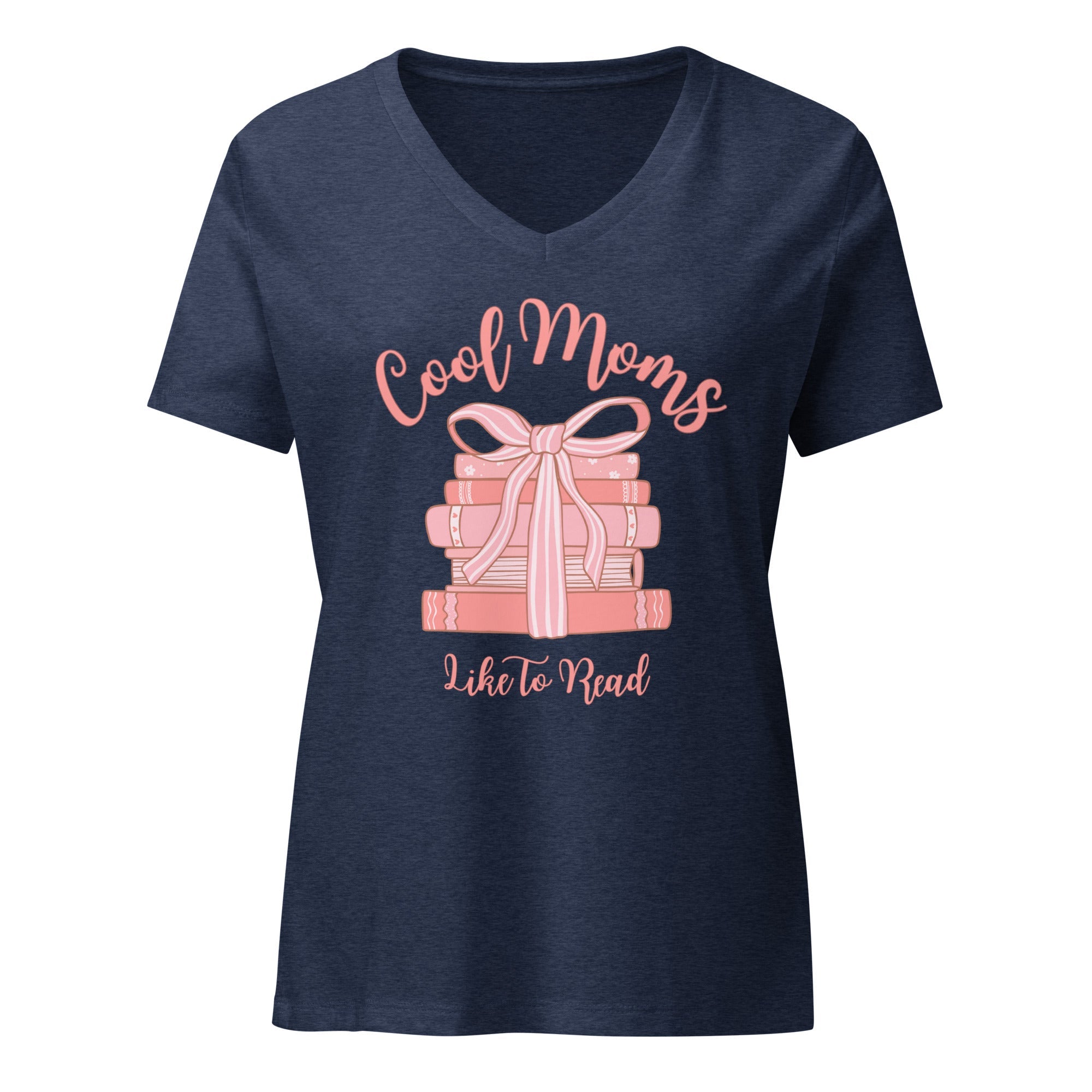Cool Moms Like To Read V - neck T-Shirt - Billy