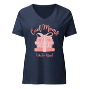Cool Moms Like To Read V - neck T-Shirt - Billy