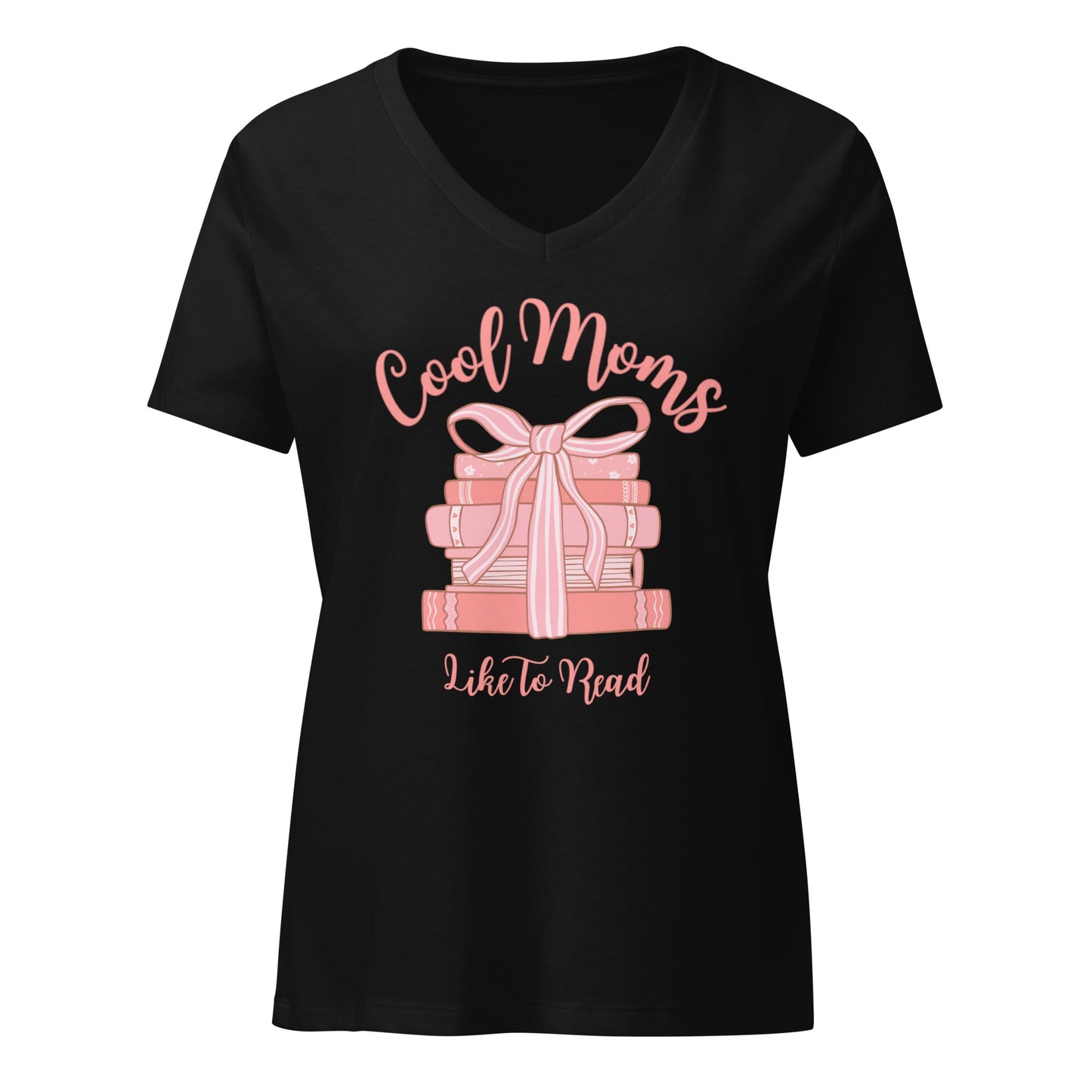 Cool Moms Like To Read V - neck T-Shirt - Billy