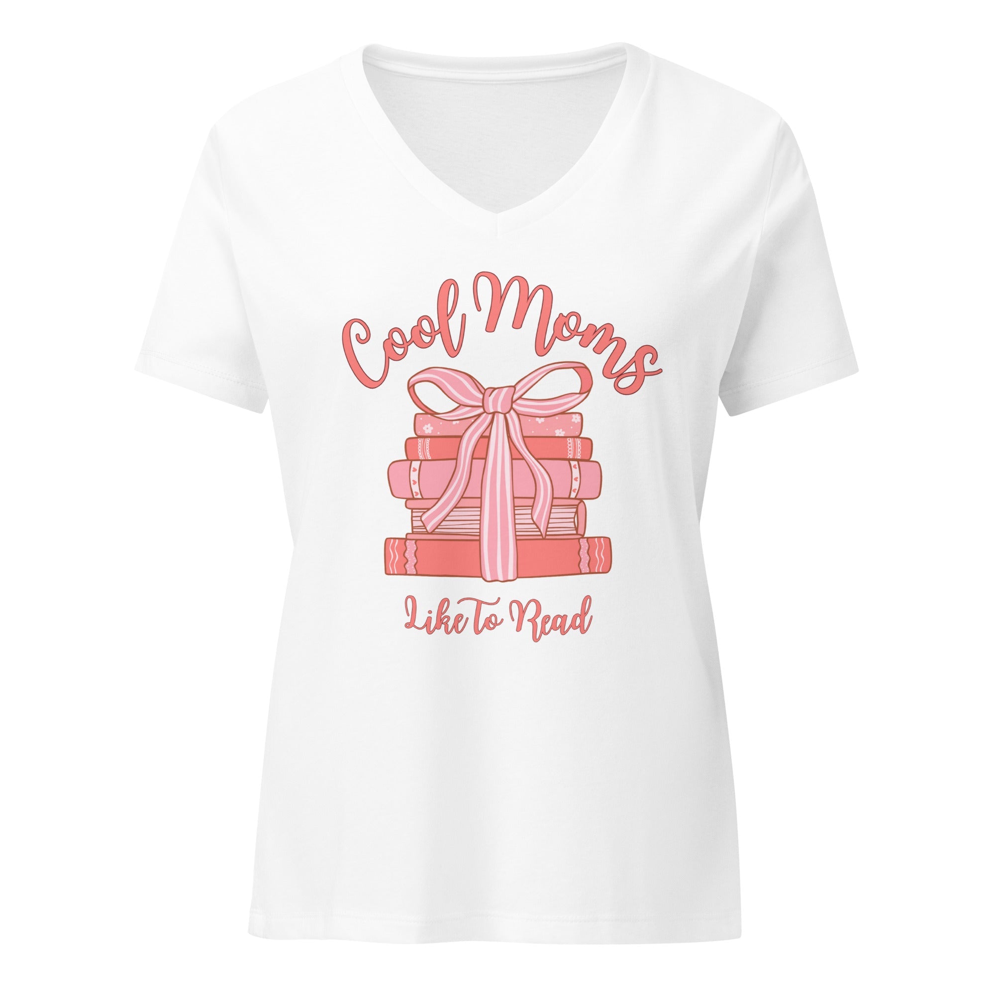 Cool Moms Like To Read V - neck T-Shirt - Billy