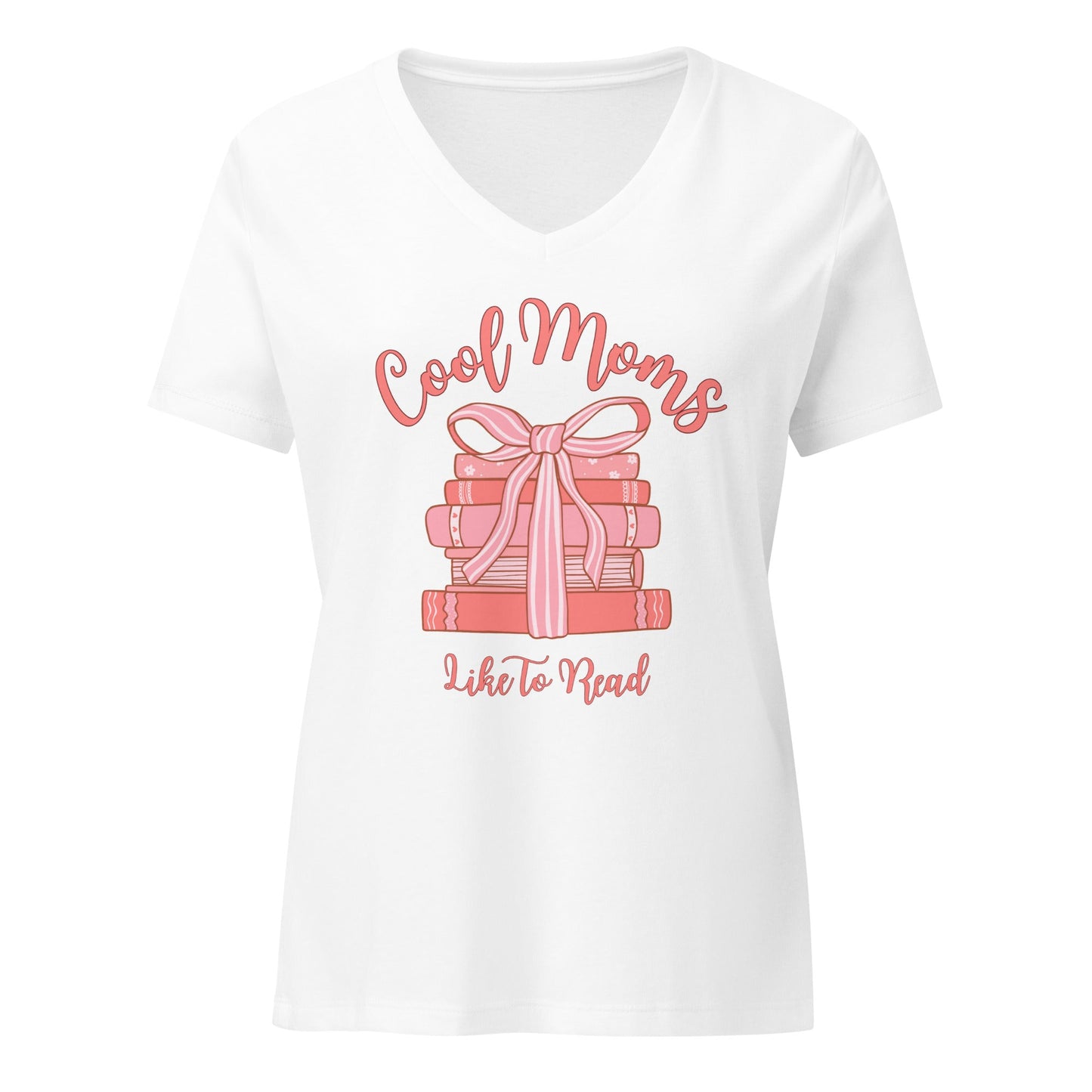 Cool Moms Like To Read V - neck T-Shirt - Billy