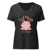 Cool Moms Like To Read V-neck T-Shirt - Billy