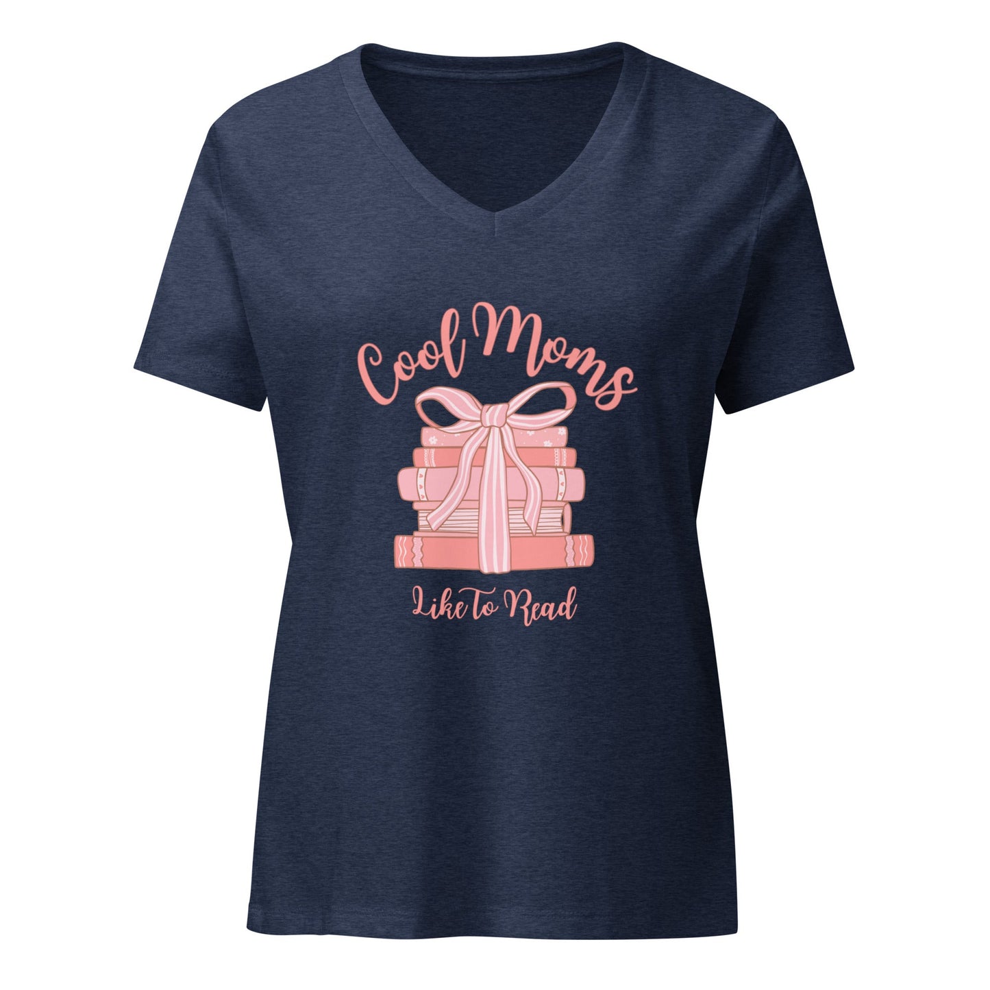 Cool Moms Like To Read V-neck T-Shirt - Billy