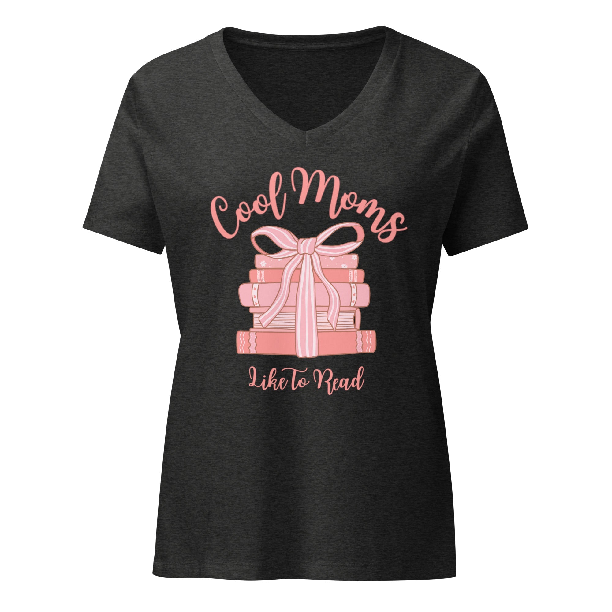 Cool Moms Like To Read V - neck T-Shirt - Billy