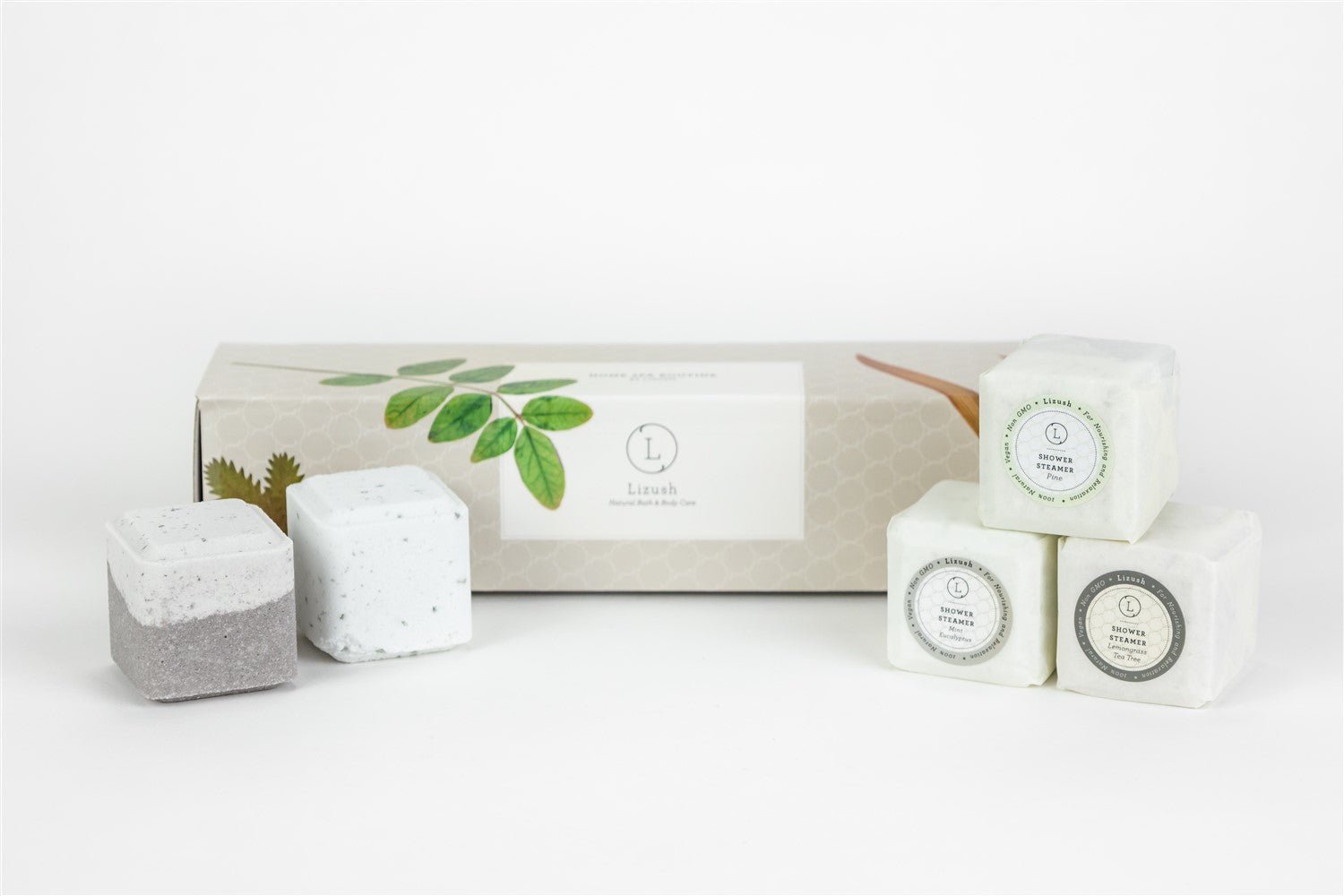 Earthy Shower Steamer, Refreshing Gift Box for Men and Women, Set of 5 Shower Steamers - Billy
