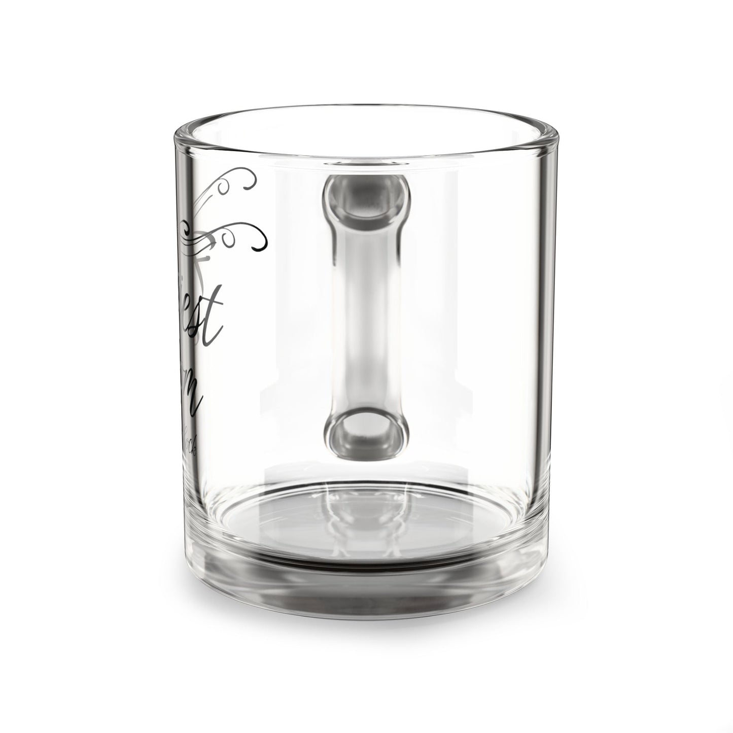 Fanciest Mom On The Block Glass Mug – 10oz Coffee Cup for Mother's Day and Everyday Use - Billy