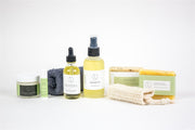 Fresh earthy Natural skincare set, Eucalyptus bath and body, Men Grooming kit/Body oil - Billy