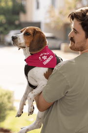 I Am the First Grandkid Pet Bandana - Billy