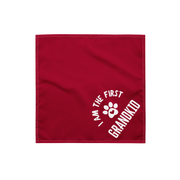 I Am the First Grandkid Pet Bandana - Billy