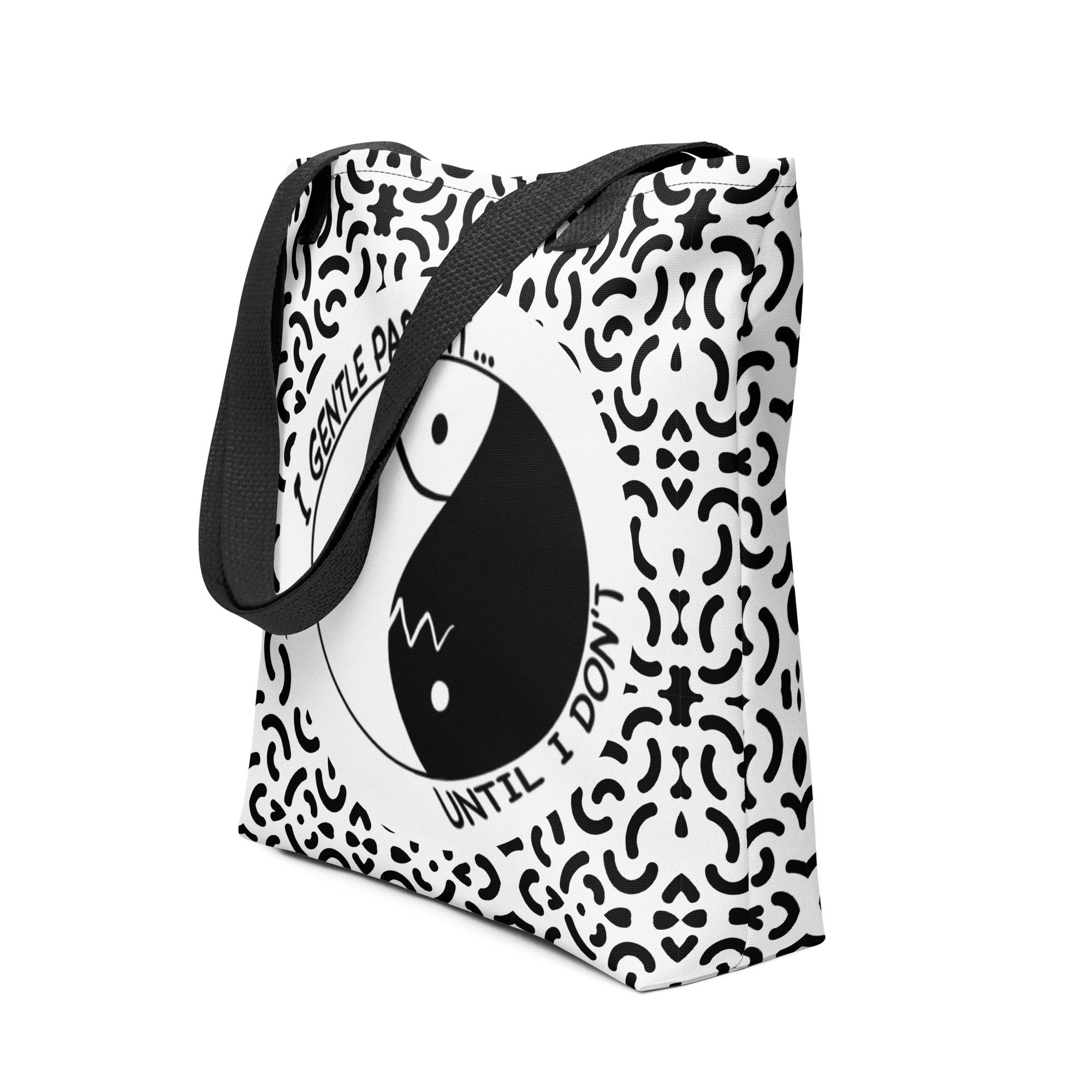 I Gentle Parent... Until I Don’t Tote Bag Curve Pattern - Billy