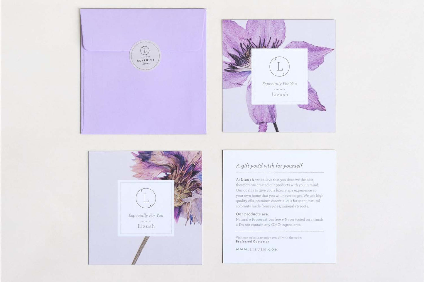 Lavender Mini Spa Gift Box – Natural Skincare & Self - Care Set - Billy
