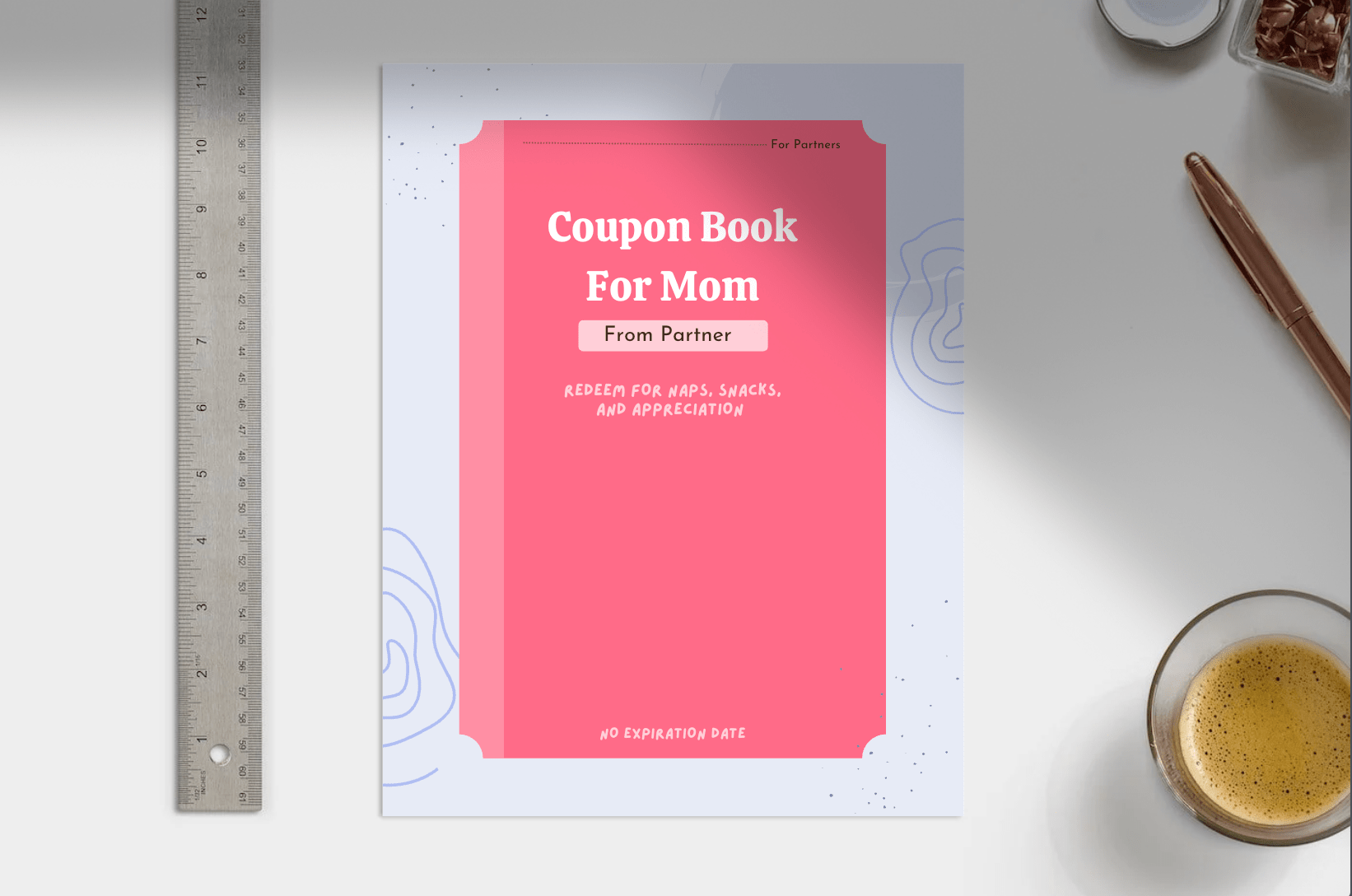Mom Coupon Book Bundle – Printable Gift from Kids + Partner – Funny & Heartfelt – Digital Download - Billy