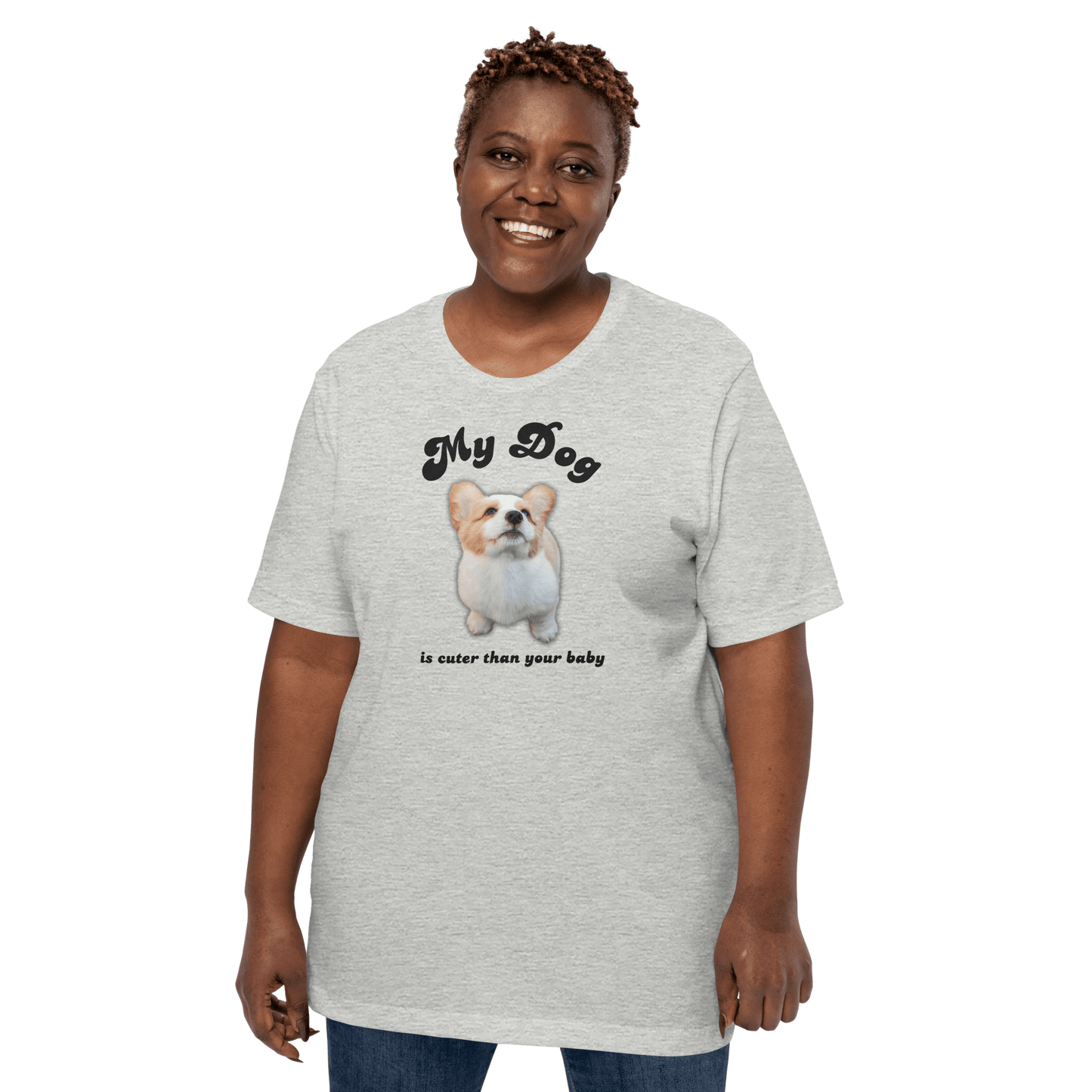 My Dog Is Cuter Than Your Baby Personalizable T-Shirt - Billy