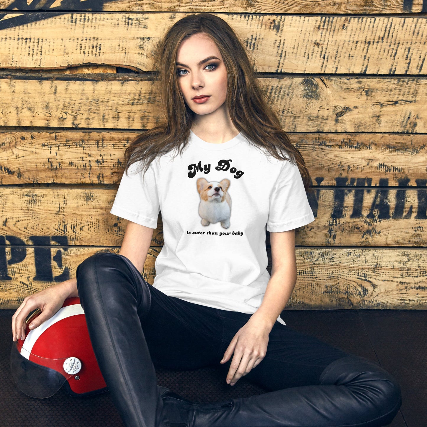 My Dog Is Cuter Than Your Baby Personalizable T-Shirt - Billy