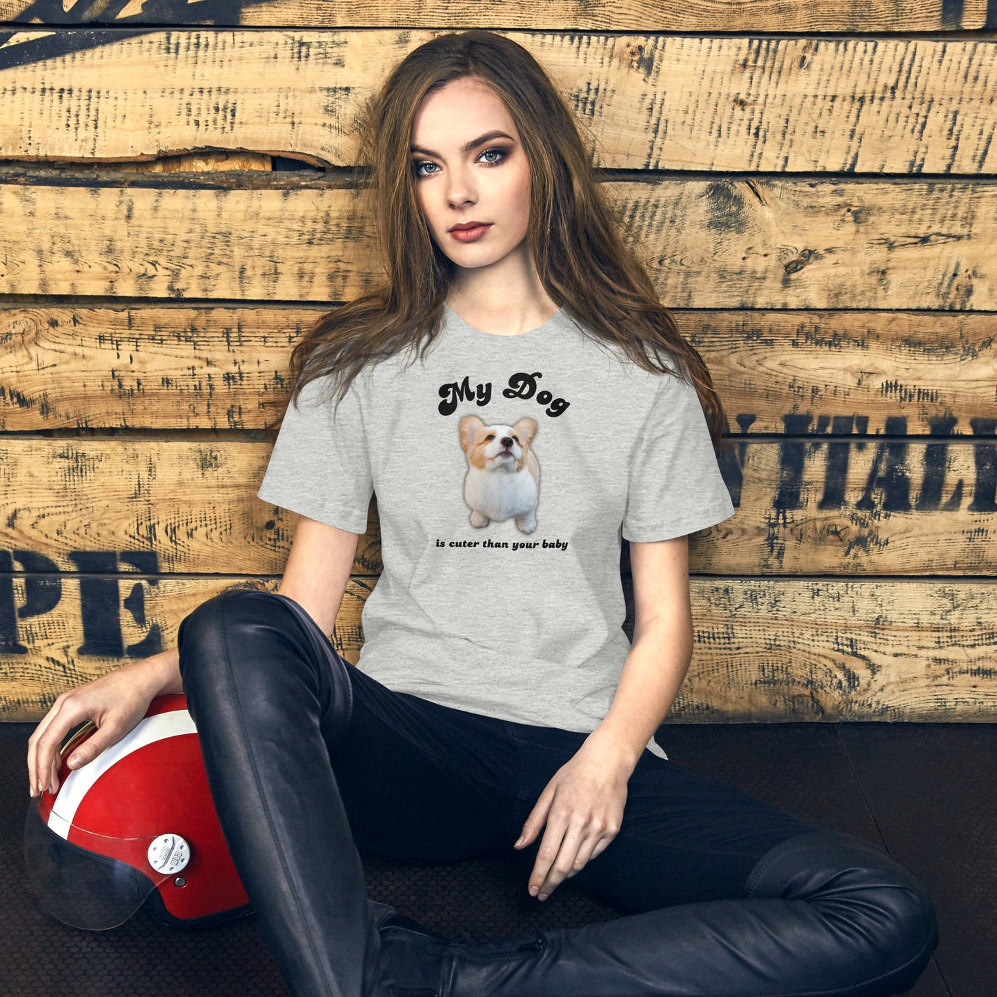 My Dog Is Cuter Than Your Baby Personalizable T-Shirt - Billy