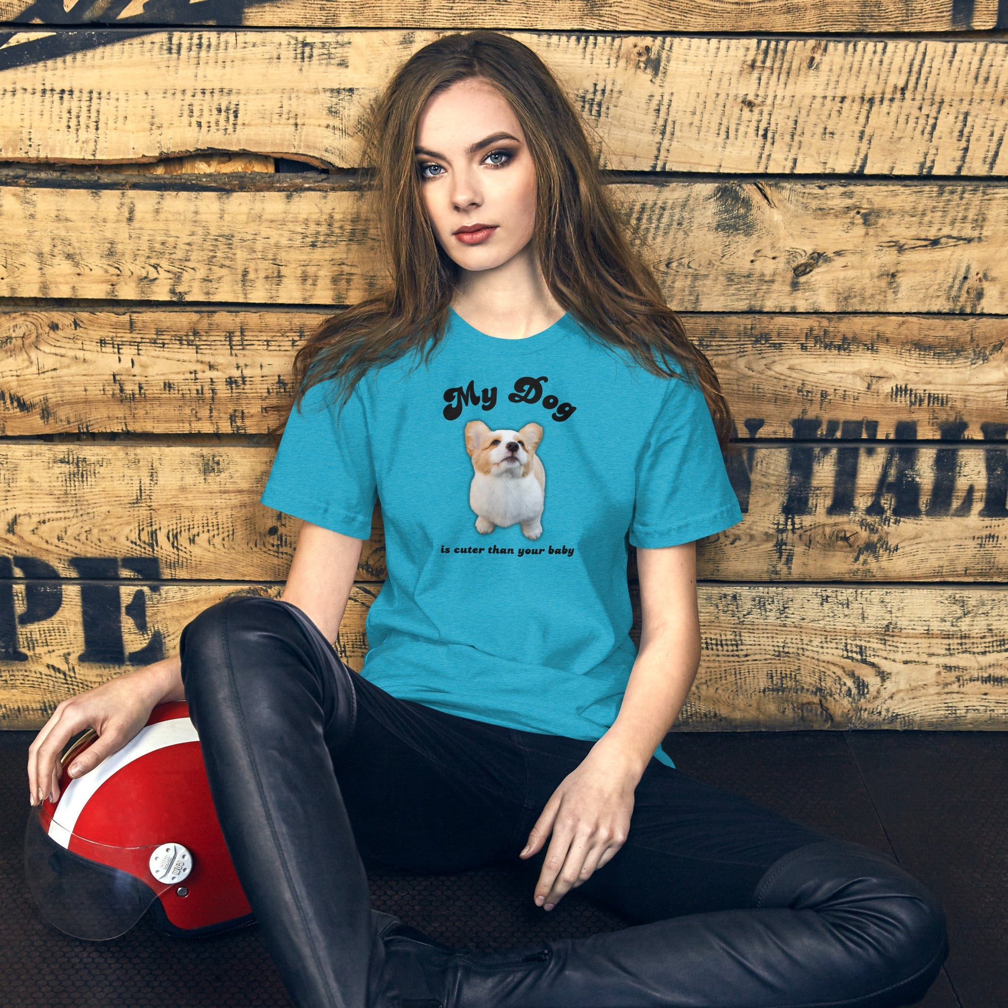My Dog Is Cuter Than Your Baby Personalizable T-Shirt - Billy