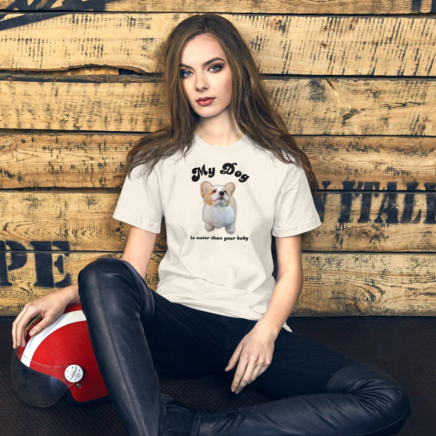 My Dog Is Cuter Than Your Baby Personalizable T-Shirt - Billy