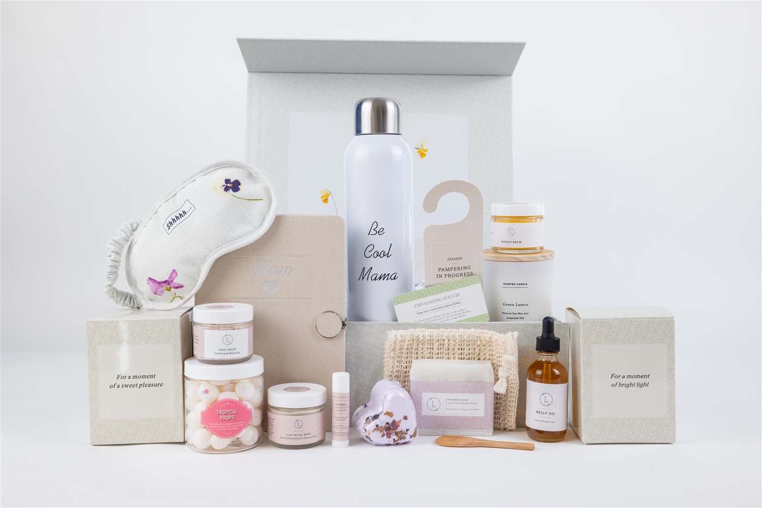 New Mom Gift, Pampering Natural Skincare gift for New Mom - Billy