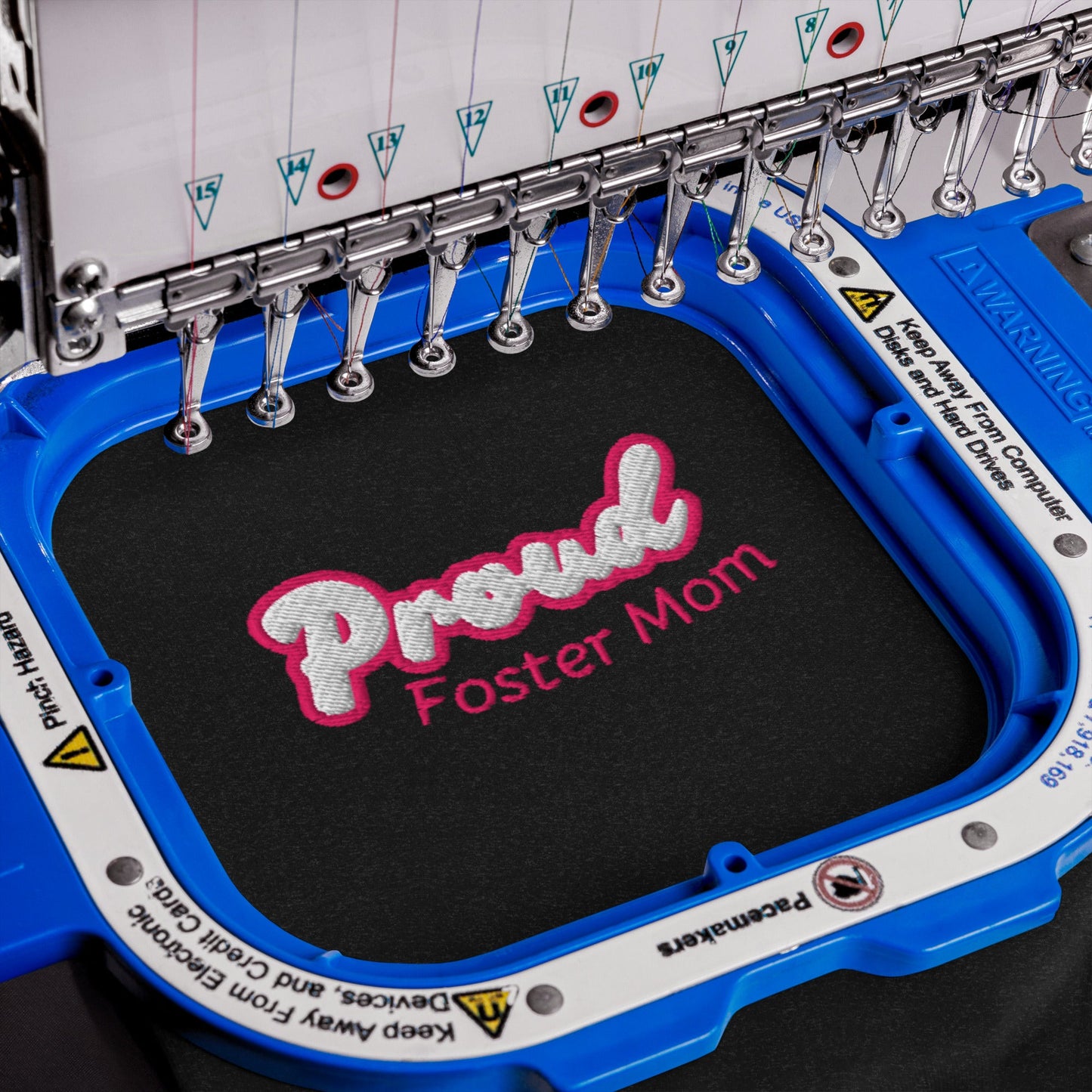 Proud Foster Mom Embroidered T-Shirt - Billy