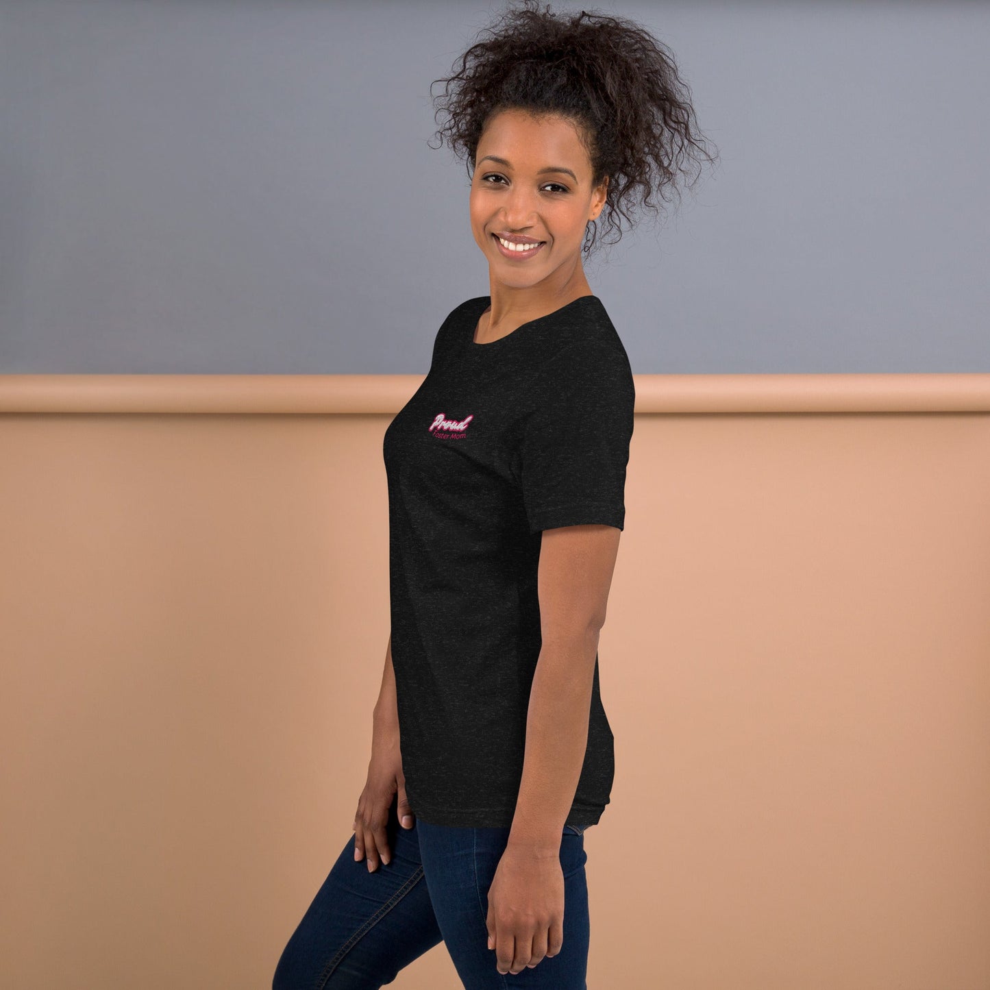 Proud Foster Mom Embroidered T-Shirt - Billy