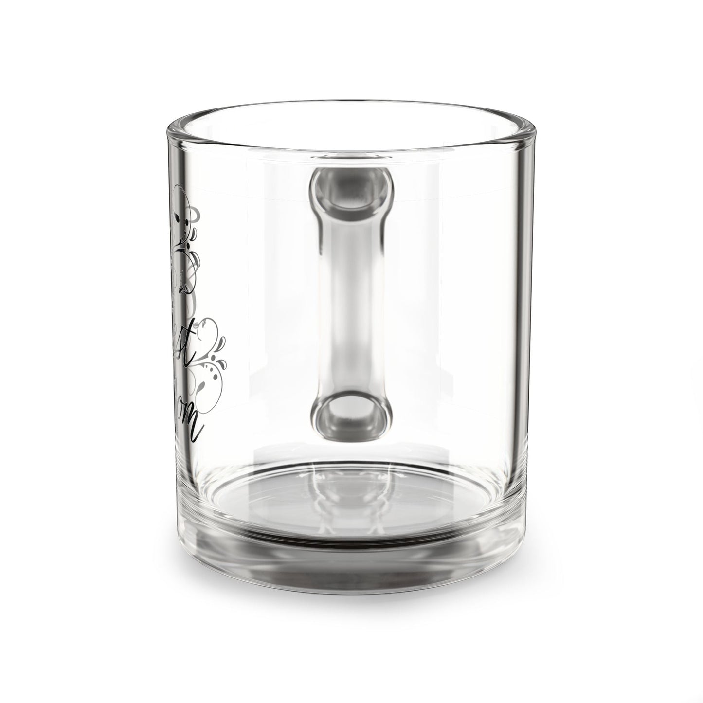 The Coolest Mom Glass Mug - 10oz Coffee Cup for Mother's Day and Everyday Use - Billy