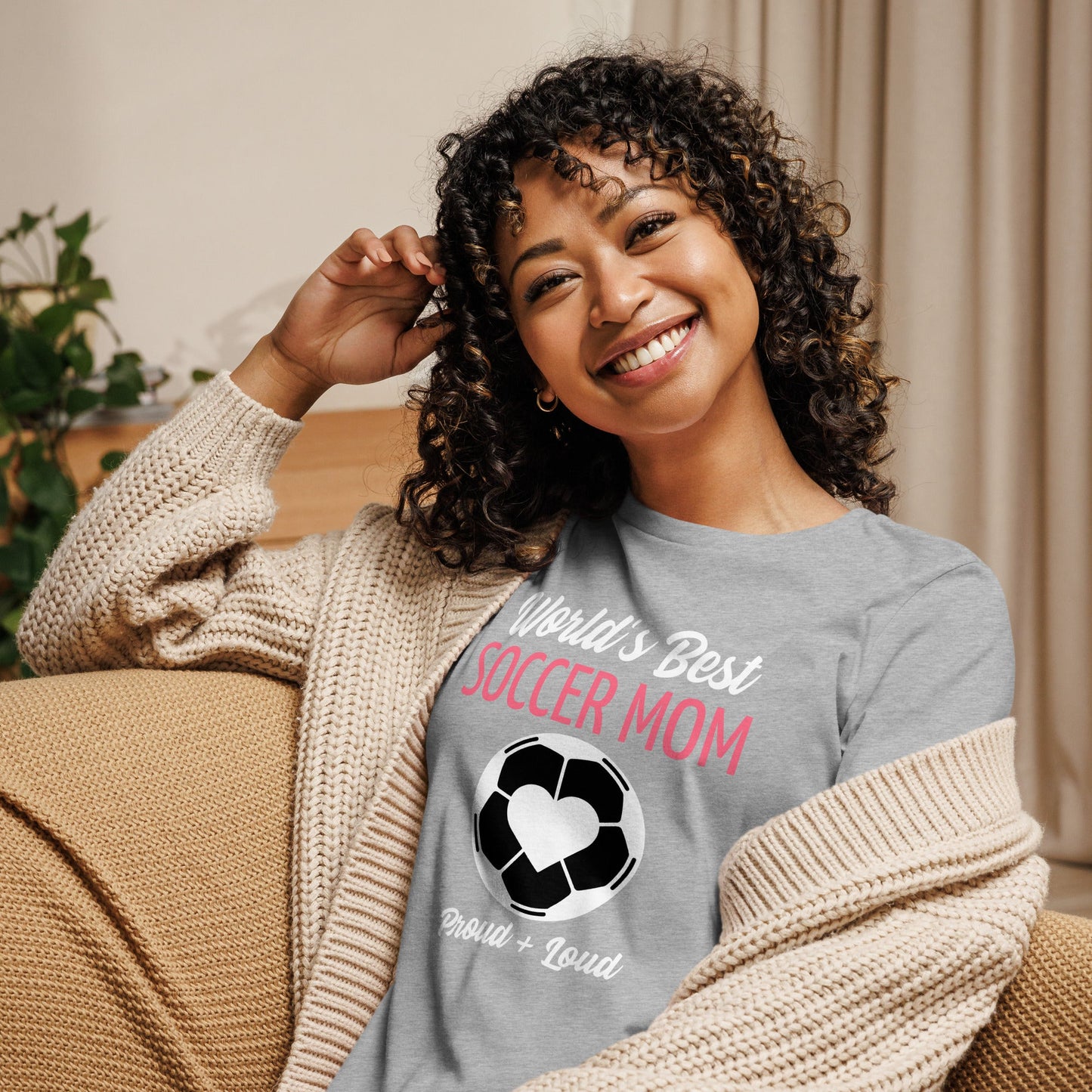 World's Best Soccer Mom Relaxed T-Shirt - Billy